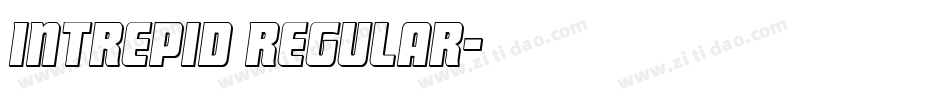 Intrepid Regular字体转换